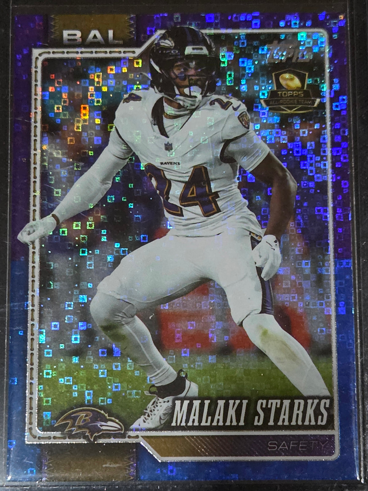 2026 Topps Flagship #207 Malaki Starks Purple & Blue 250/250 Bookend
