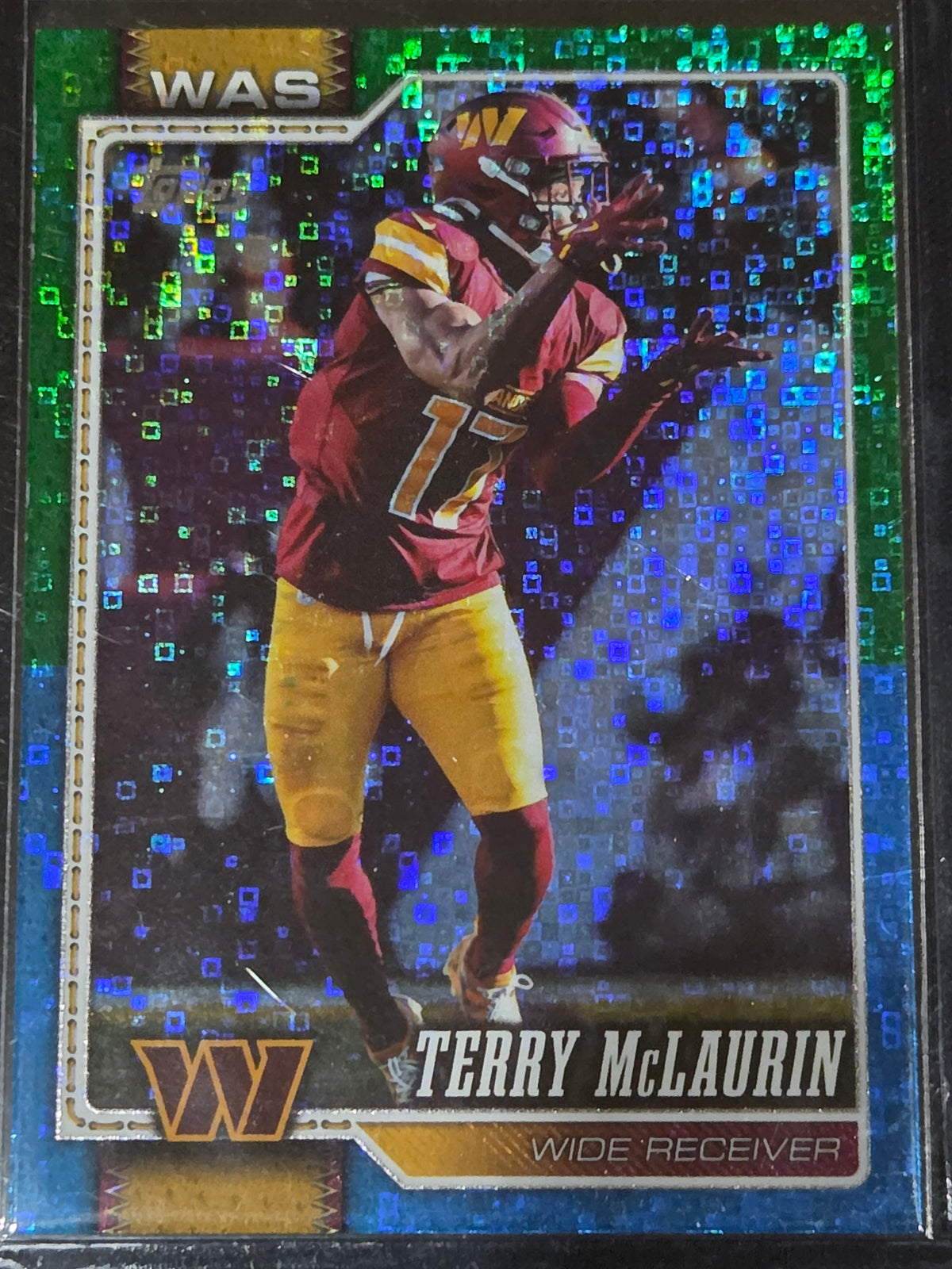 2026 Topps Flagship #200 Terry McLaurin Green & Blue /99