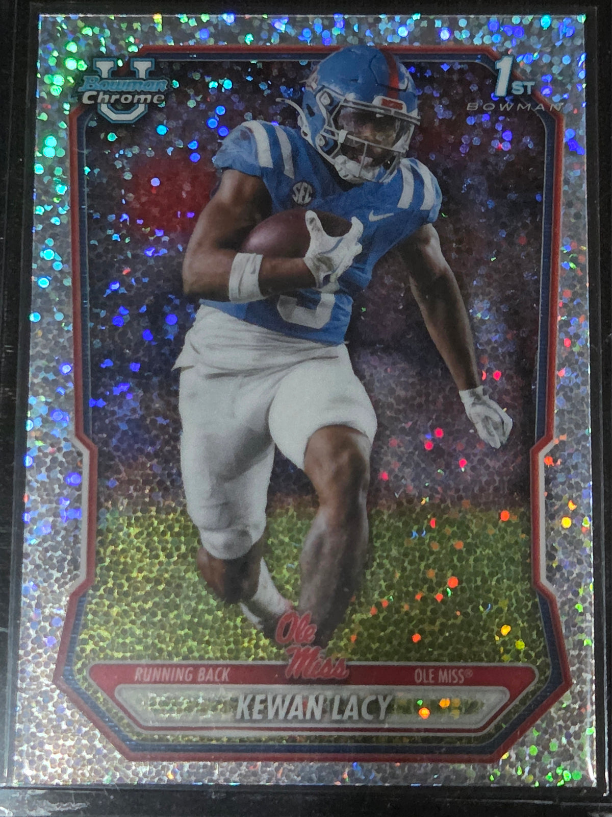 2026 Bowman #BCP-125 Kewan Lacy Chrome Prospects Speckle
