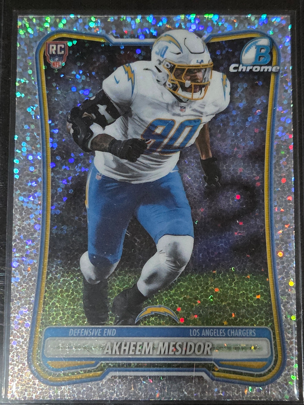 2026 Bowman #BCV-181 Akheem Mesidor Chrome Speckle