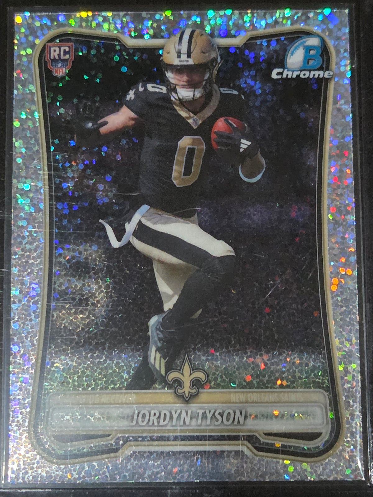 2026 Bowman #BCV-121 Jordyn Tyson Chrome Speckle