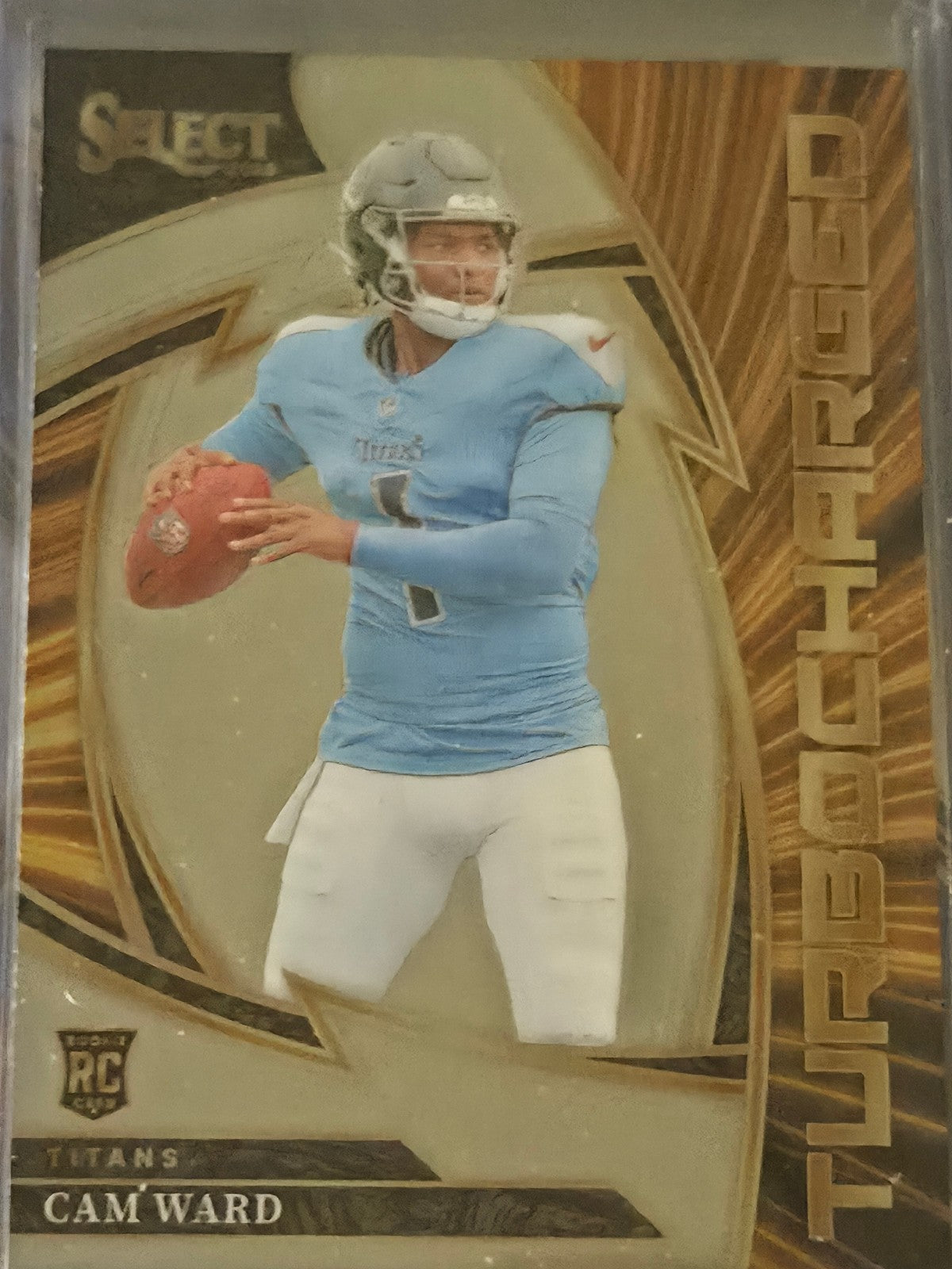 2025 Panini Select Cam Ward #23 Tennessee Titans Turbocharged Insert