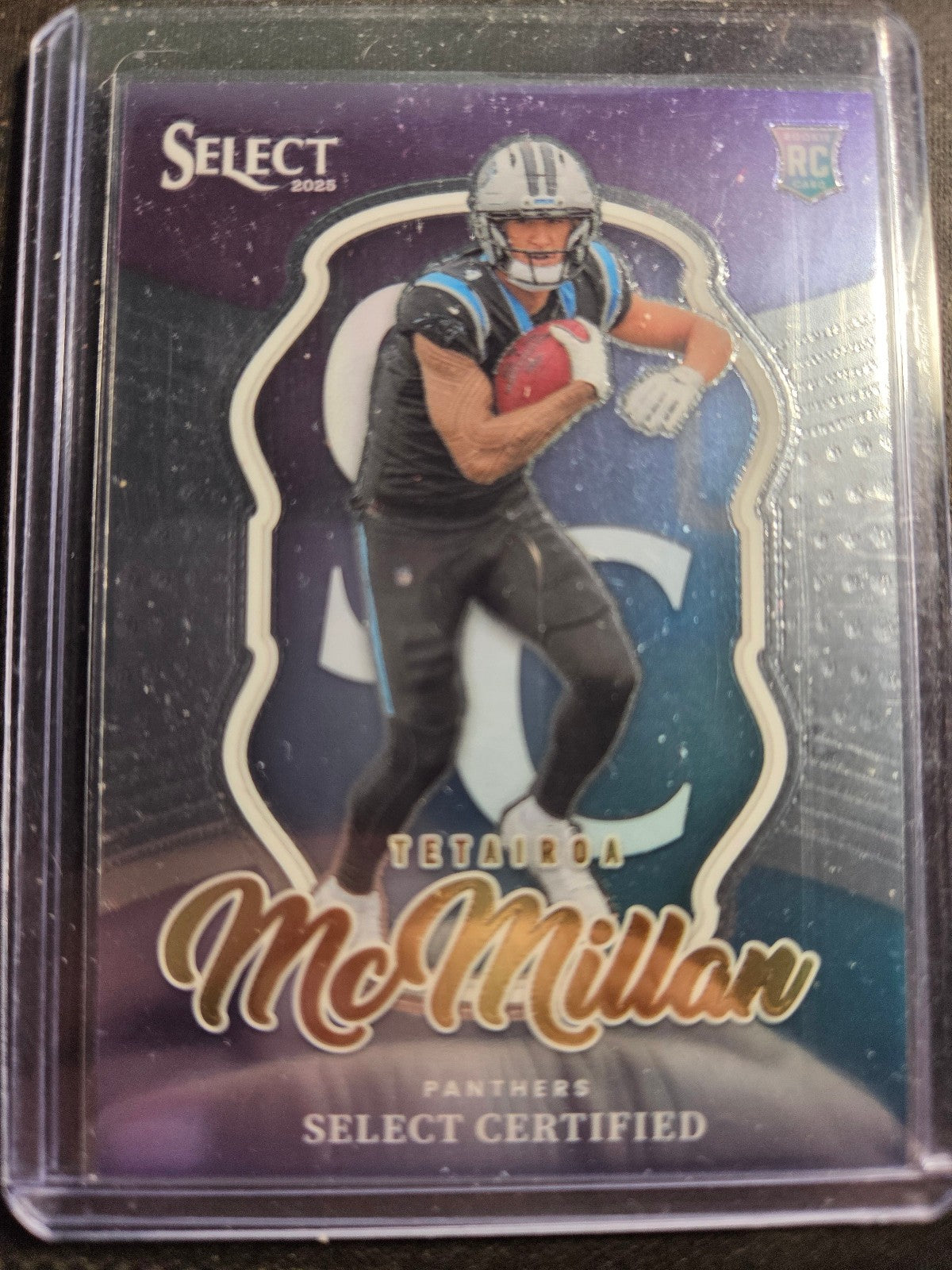 2025 Panini Select Tetairoa McMillan #5 Carolina Panthers Certified Insert